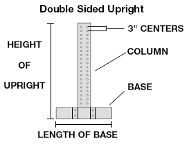 Double Sided Upright