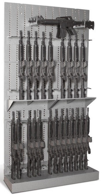 DEA Weapon Cabinets Open Storage